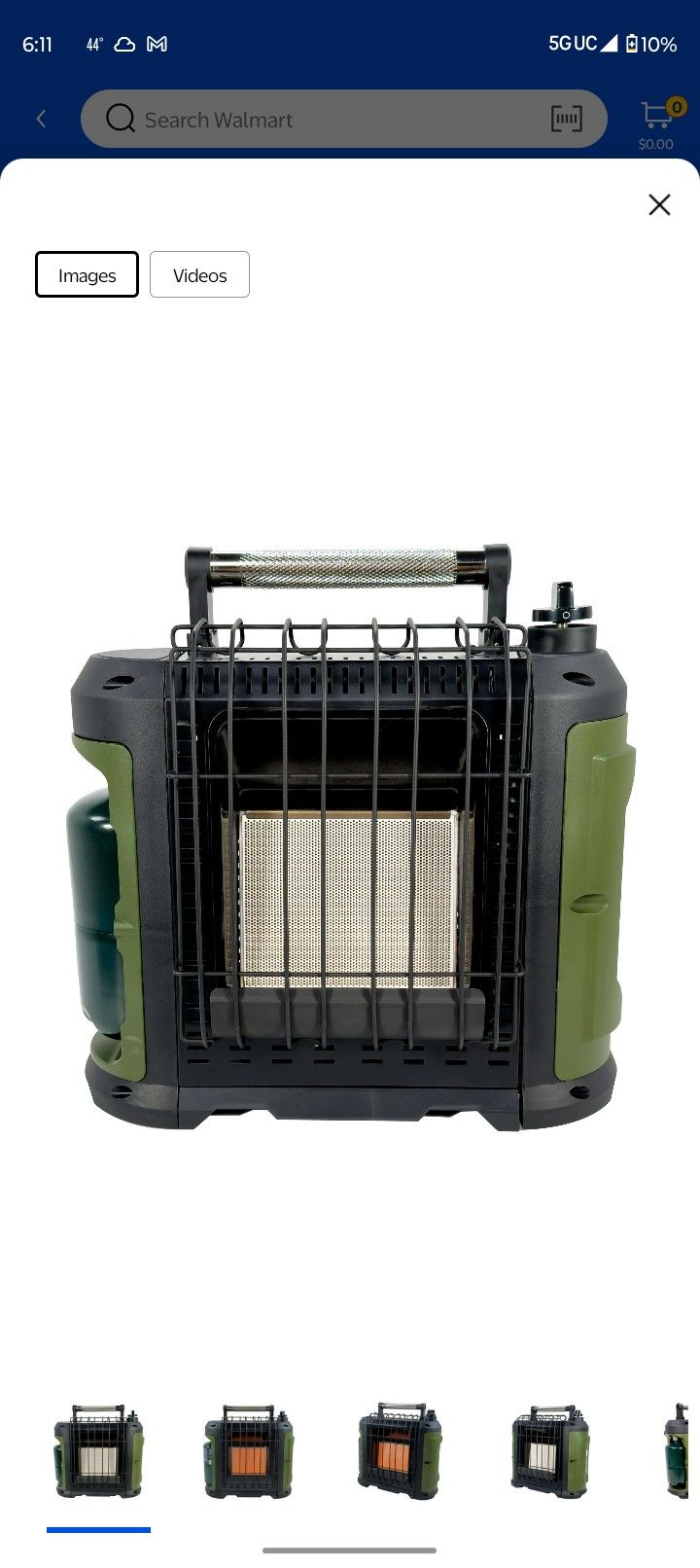 Ozark Trail 10,000 BTU Portable Camping Heater