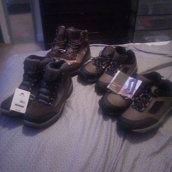 I Have Four Pairs Of Ozark Trail Hiking/Working Boots And Shoes