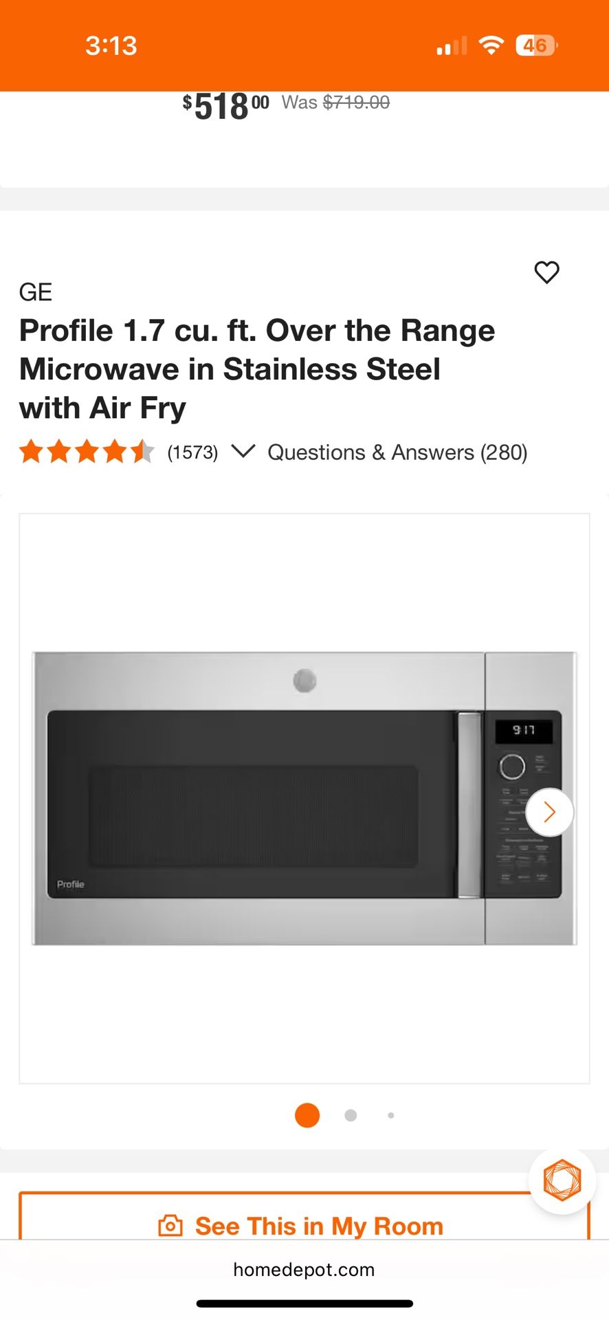 Brand New GE Microwave For Sale 