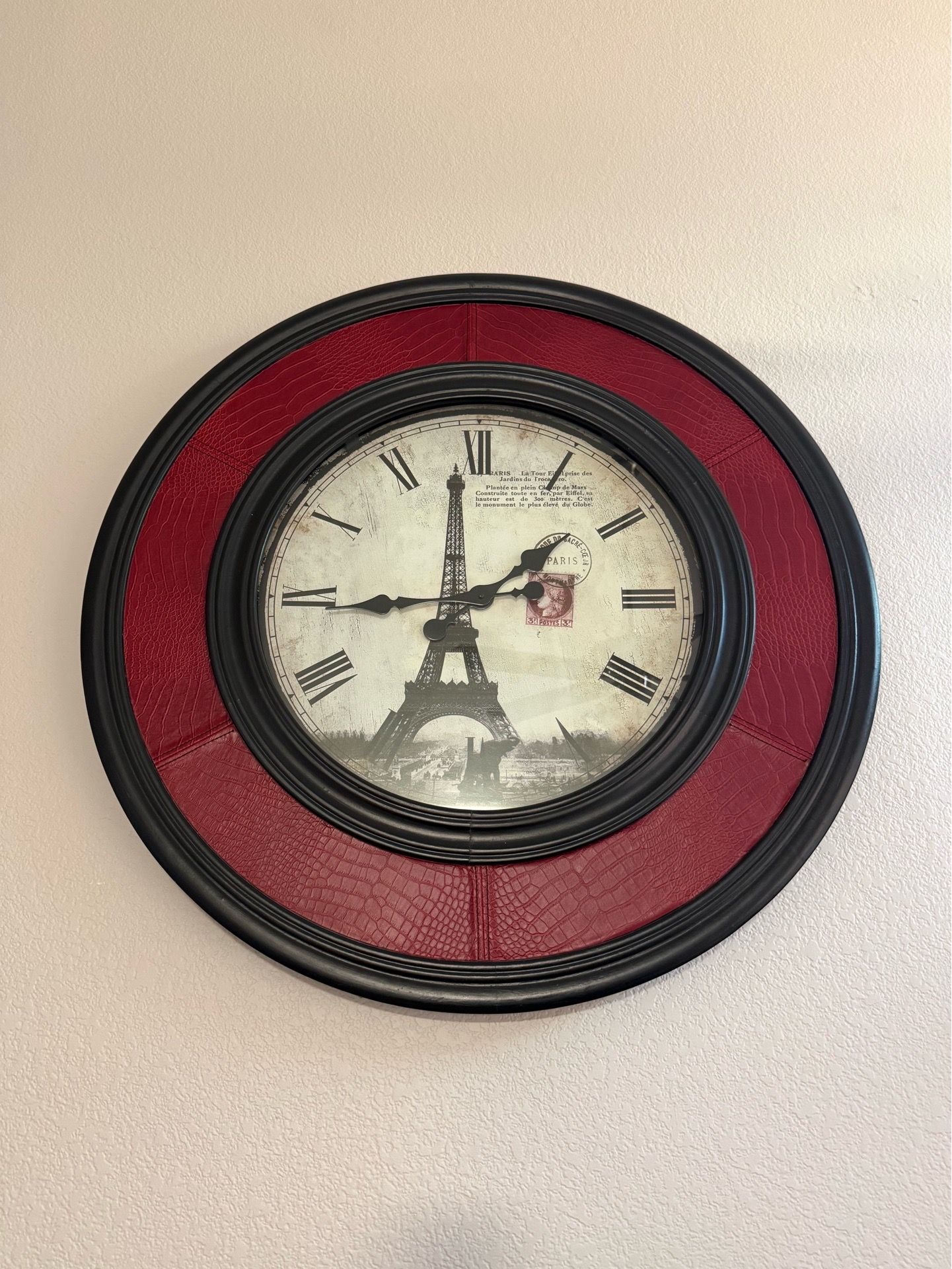 Paris wall clock