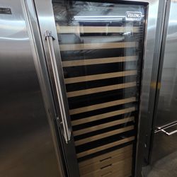 30" VIKING WINE COOLER STAINLESS STEEL 