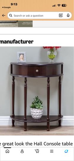 Half Moon Side table.