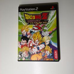 Dragon Ball Z Budokai Tenkaichi 3 PS2 PlayStation 2