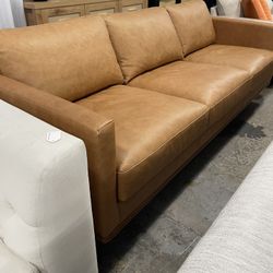 New Genuine Leather Sofa Free Delivery 