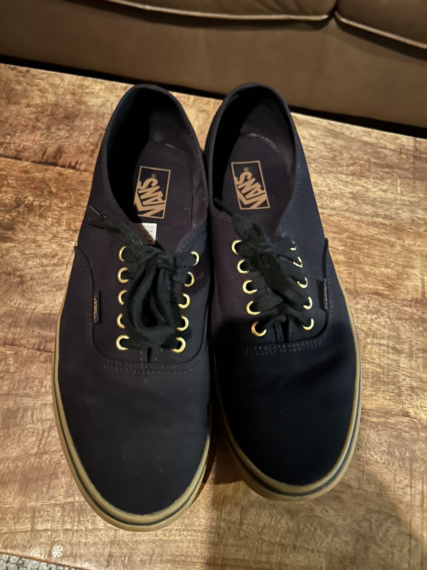 New Black Classic Vans Size 11