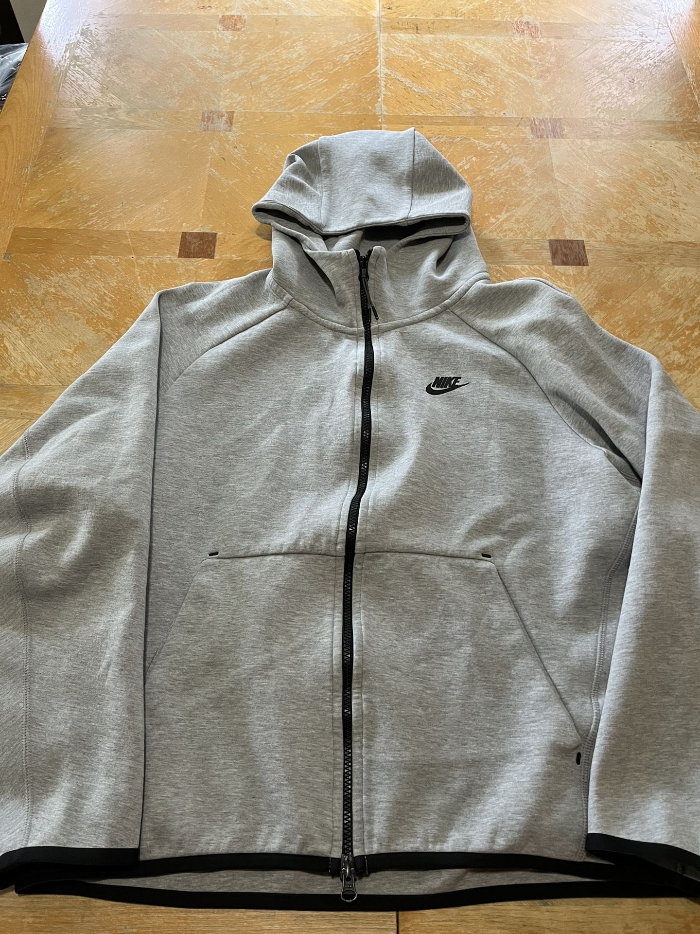  Nike Sportswear Tech Fleece Full-length zipper Cardigan Gray 