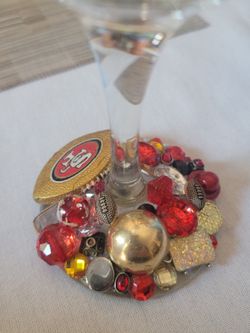 Personalized Charm Glasses, Wine, Margarita, Goblet