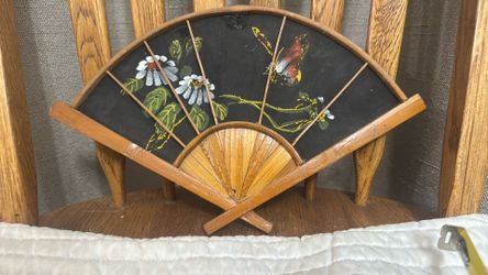 Abanico de madera