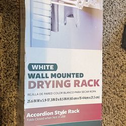 White Wall Mounted Drying Rack  (Better Homes and Gardens)