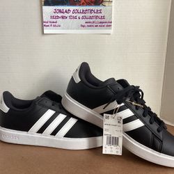 Adidas Men’s Grand Court 2.0 Black/White (size 9)