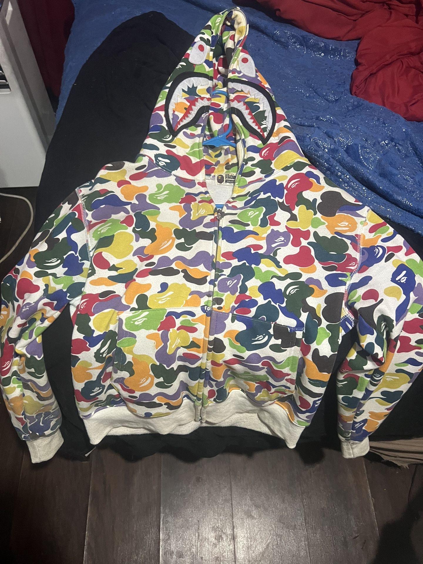 Rainbow Camo Bape hoodie
