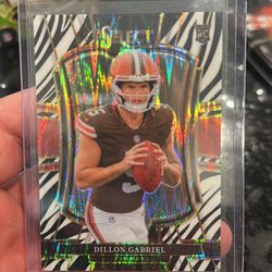 Dillon Gabriel Rookie Premier Level Zebra Card (Near Mint)