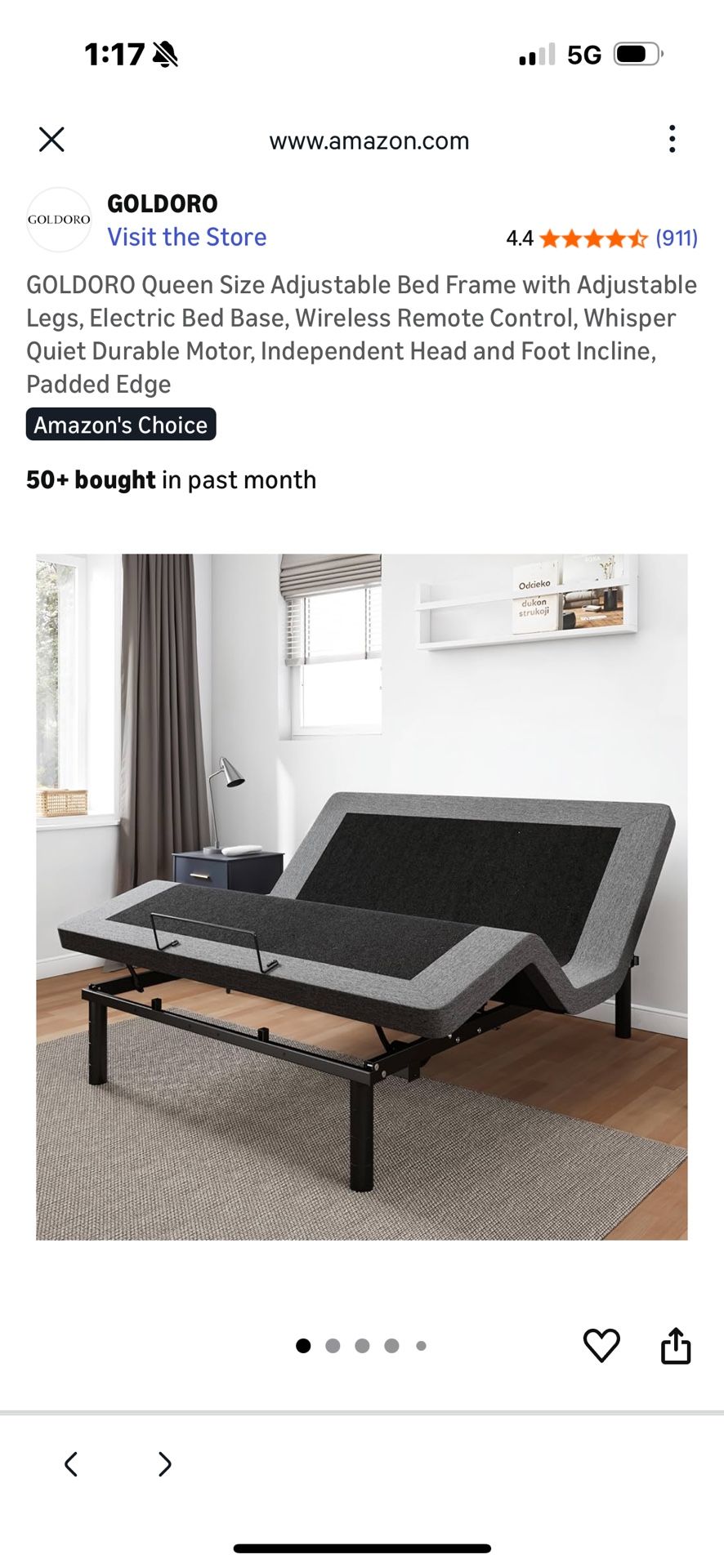 Adjustable King Bed Frame