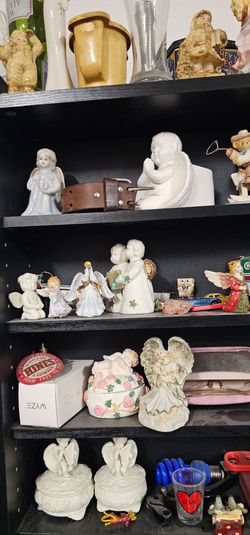 Vintage figures,glass ,toys and more