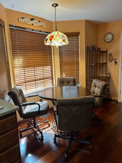5 pc Dining set $49 & Baker’s Rack $55 OBO