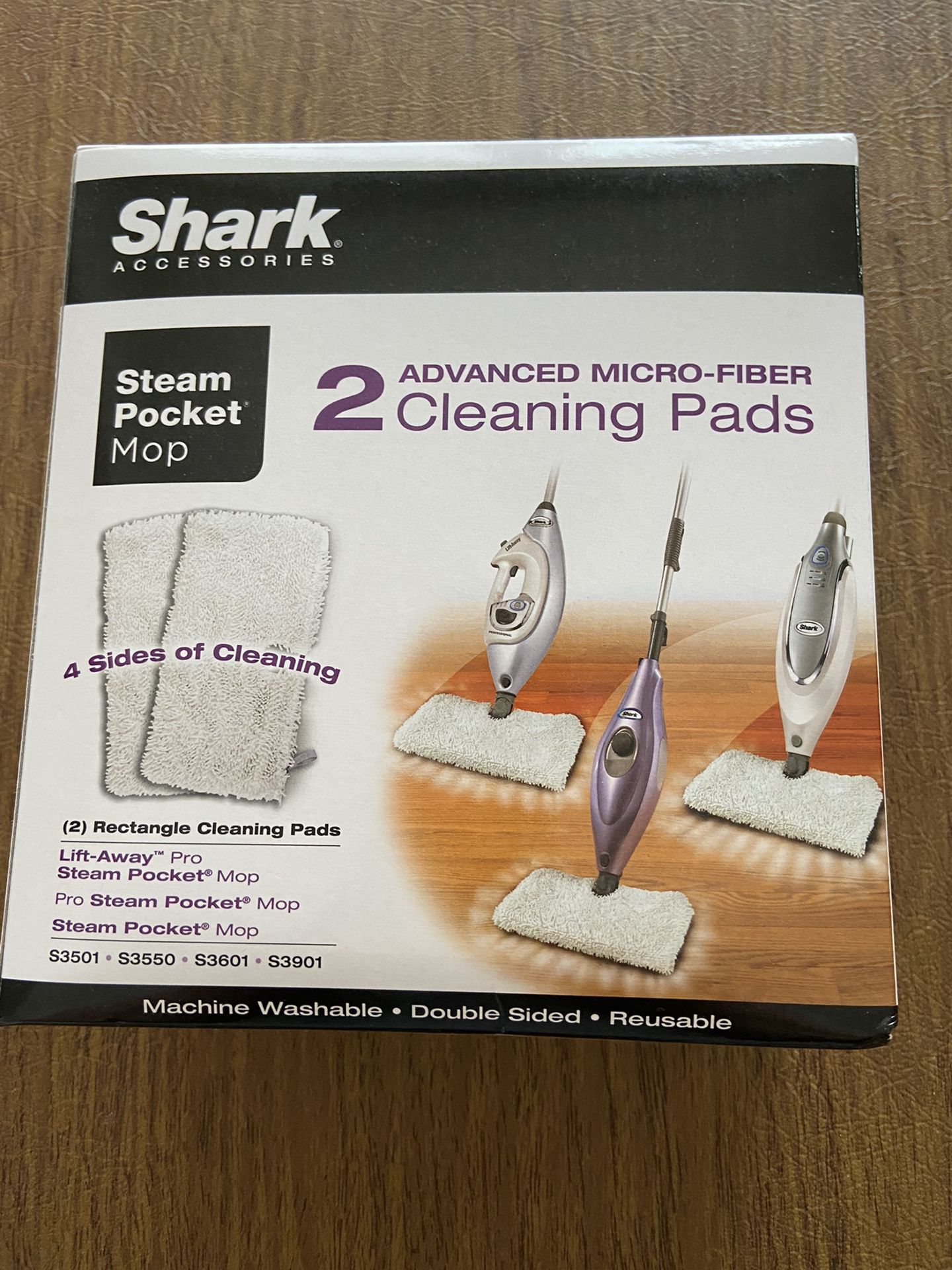 Shark Steam Pocket Mop Advanced Micro-Fiber Cleaning Pads