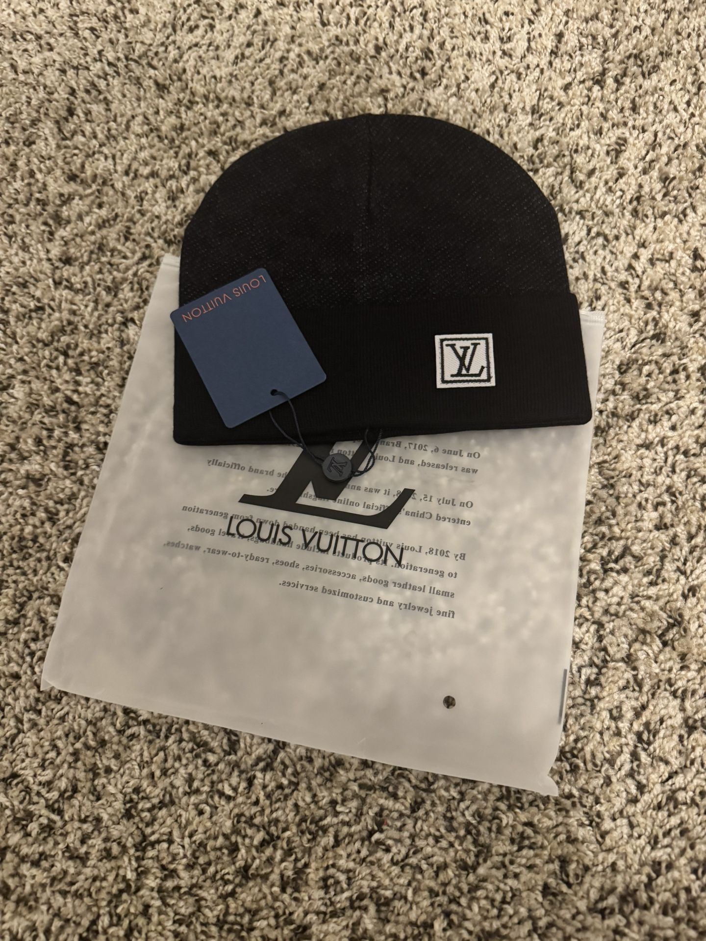 Designer Beanie Jet Black