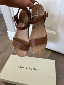 Dark brown sandals