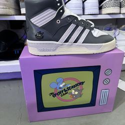 The Simpsons Scratchy Adidas Rivalry High Size 10