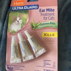 Brand new cat ear, mite treatments