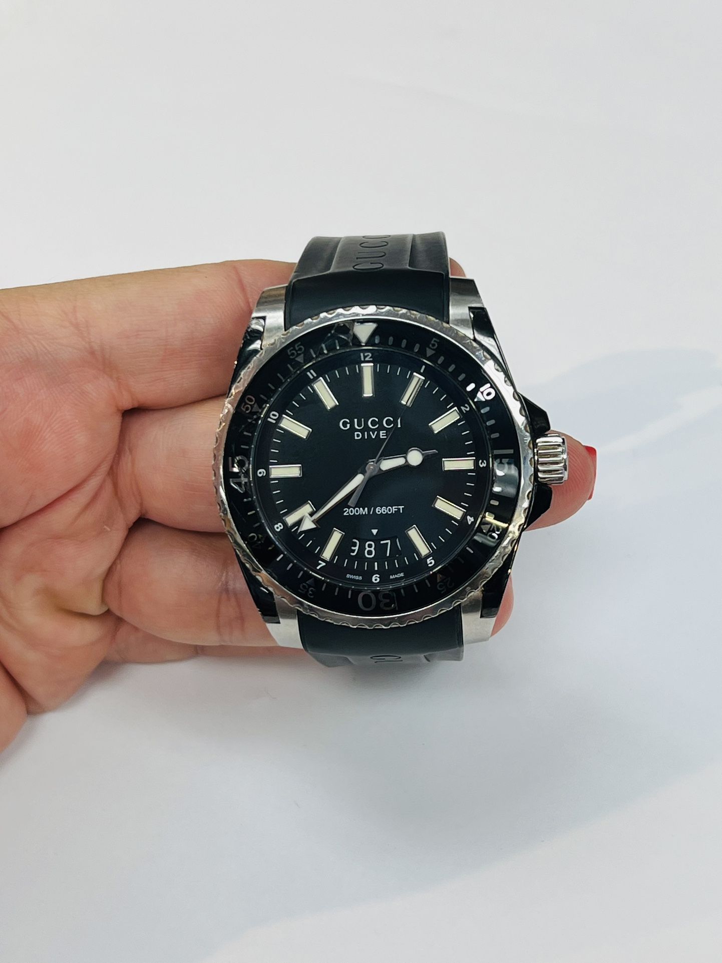 Gucci Dive 136.2 Men’s Watch 45mm Swiss Diver Watch