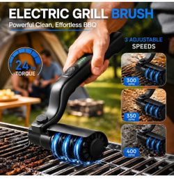Electric grill brush