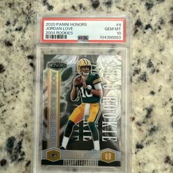 2020 Panini Honors - 2004 Honors Rookies Jordan Love #4 19/70 (RC)