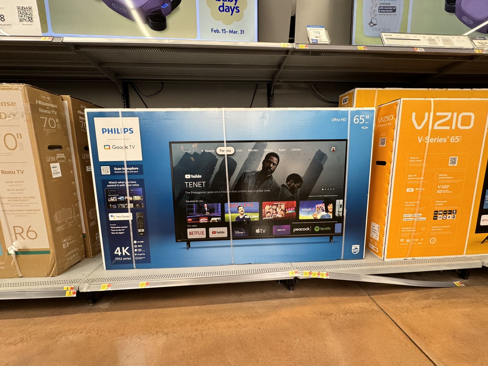 65” Philips Smart 4k Led Uhd Tv