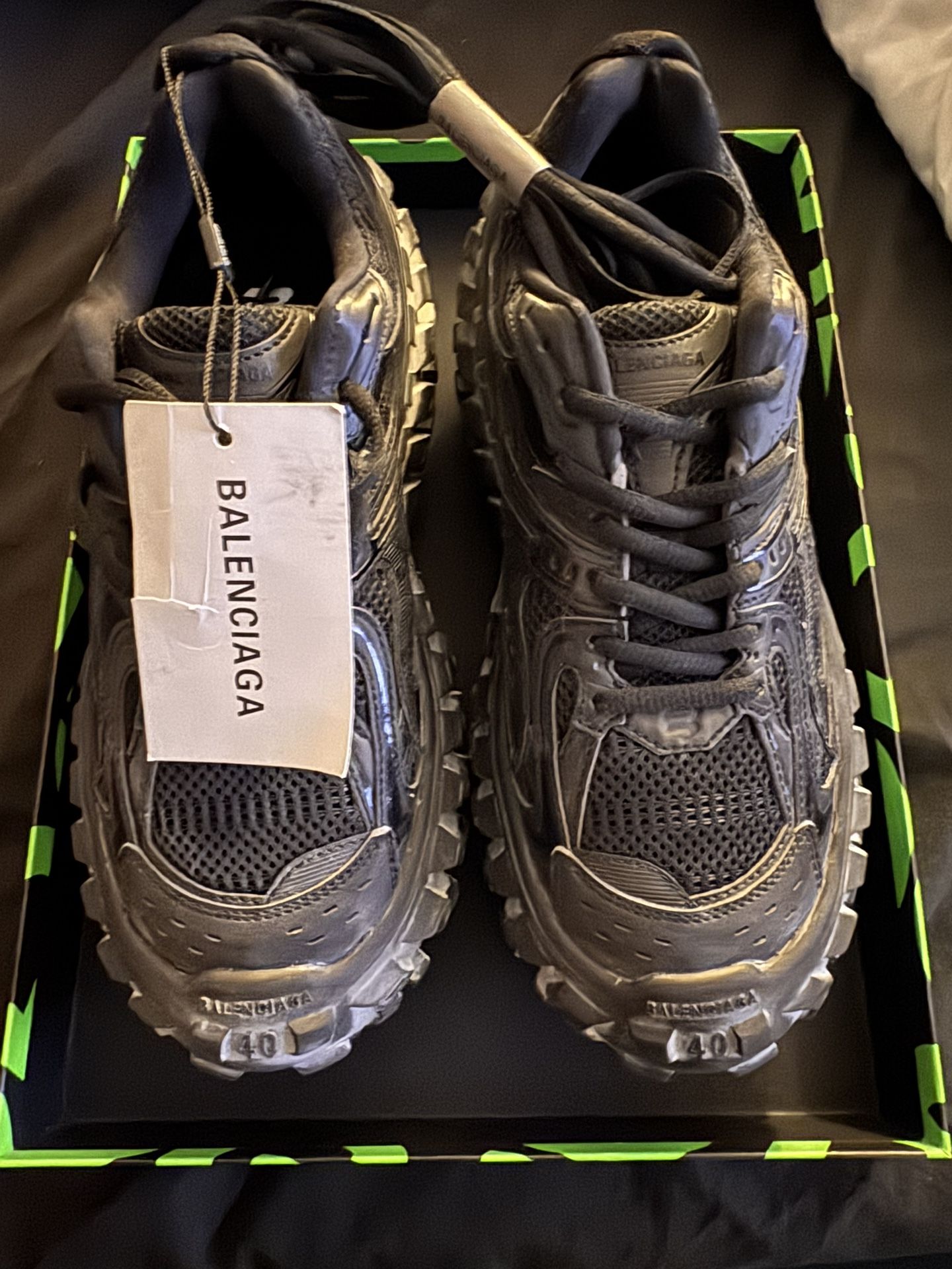 balenciaga MEN'S BOUNCER SNEAKER IN BLACK