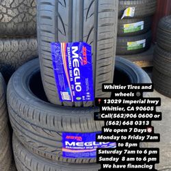SET OF NEW TIRES, 215/45R17 ZETTA, INCLUDING MOUNTING AND BALANCING. ASK ME FOR ANY SIZE OR BRAND, LLANTAS NUEVAS