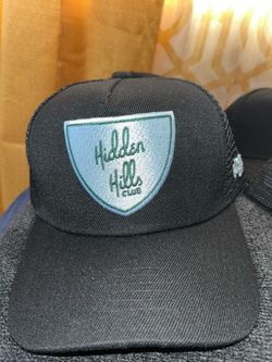 Hidden Hills Club Black Trucker Hat