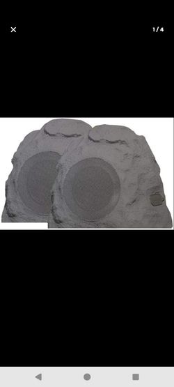 Sylvania 2- pack True wireless Rock Bluetooth outdoor speakers