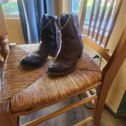 Womens Ankle Cowboy Boots 
