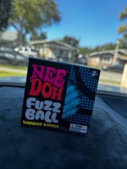 Blue Needoh Fuzz Ball Wonder Waves