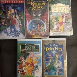 Five rare VHS movies, Disney