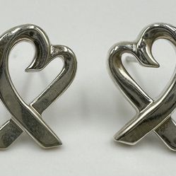 Tiffany And Co Paloma Picasso Loving Heart Earrings 