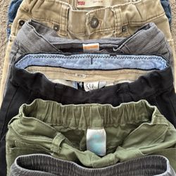 6 Pants - Boy Size 5  - Various Brands