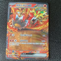 Entei RR Pokémon Korean EX Card 027/187 Sv8a