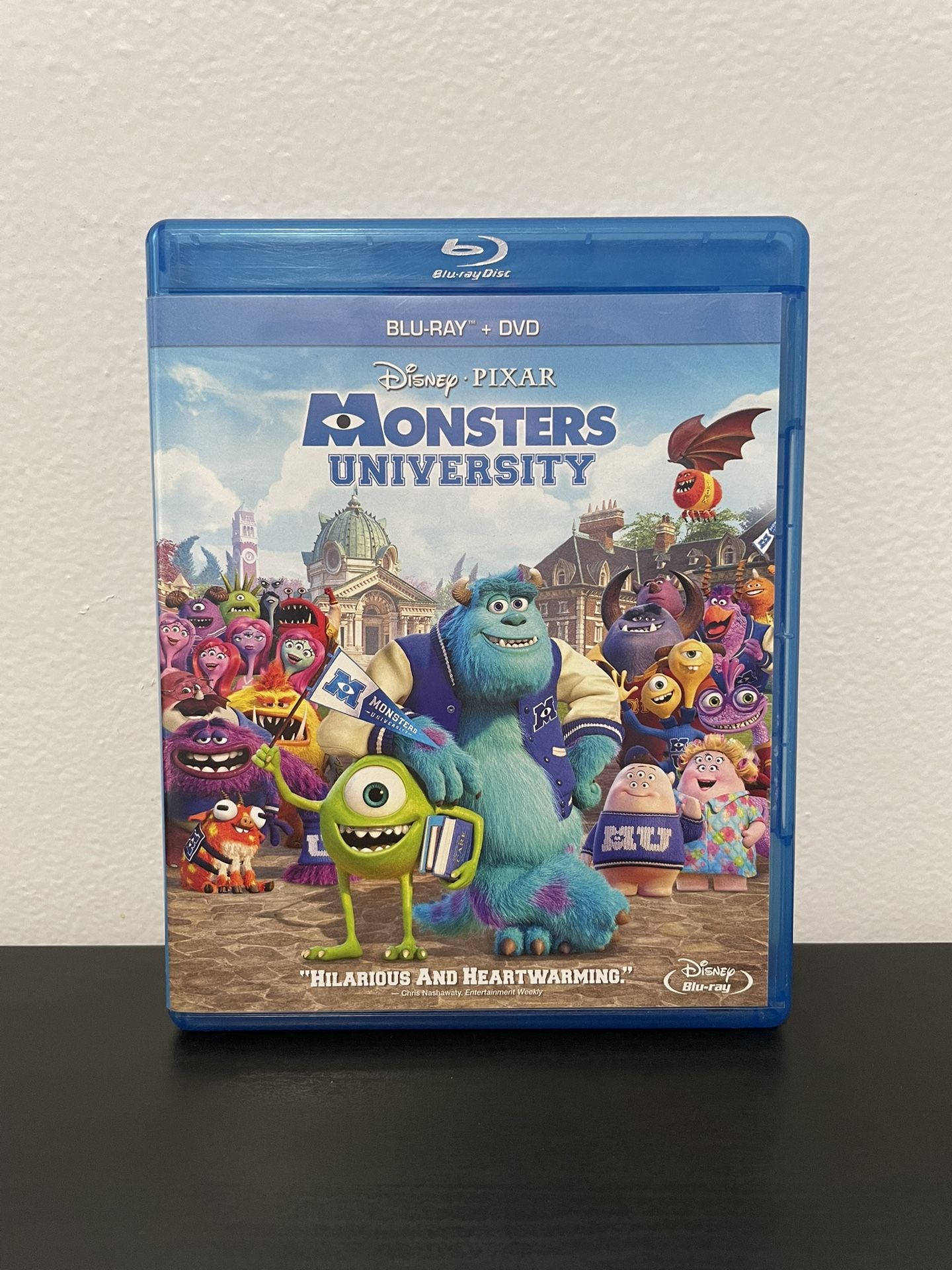 Monsters University Blu Ray DVD 3 Disc Exclusive Combo Pack Like New Disney 2013