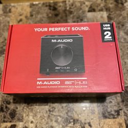 M-Audio AIR|HUB | AIR|HUB USB Monitoring Interface with Built-In 3-Port AIR|HUB