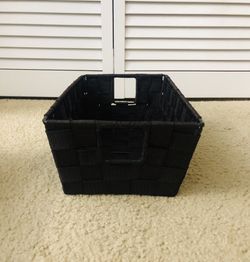 Brown Wicker Storage Basket—-NEW