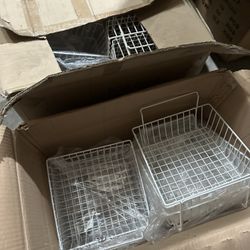 Metal Baskets For Shelves / Display Peg Board Wire