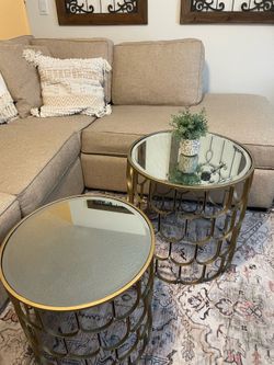 Set of two accent tables