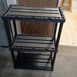 3 Teir Plastic Shelf 