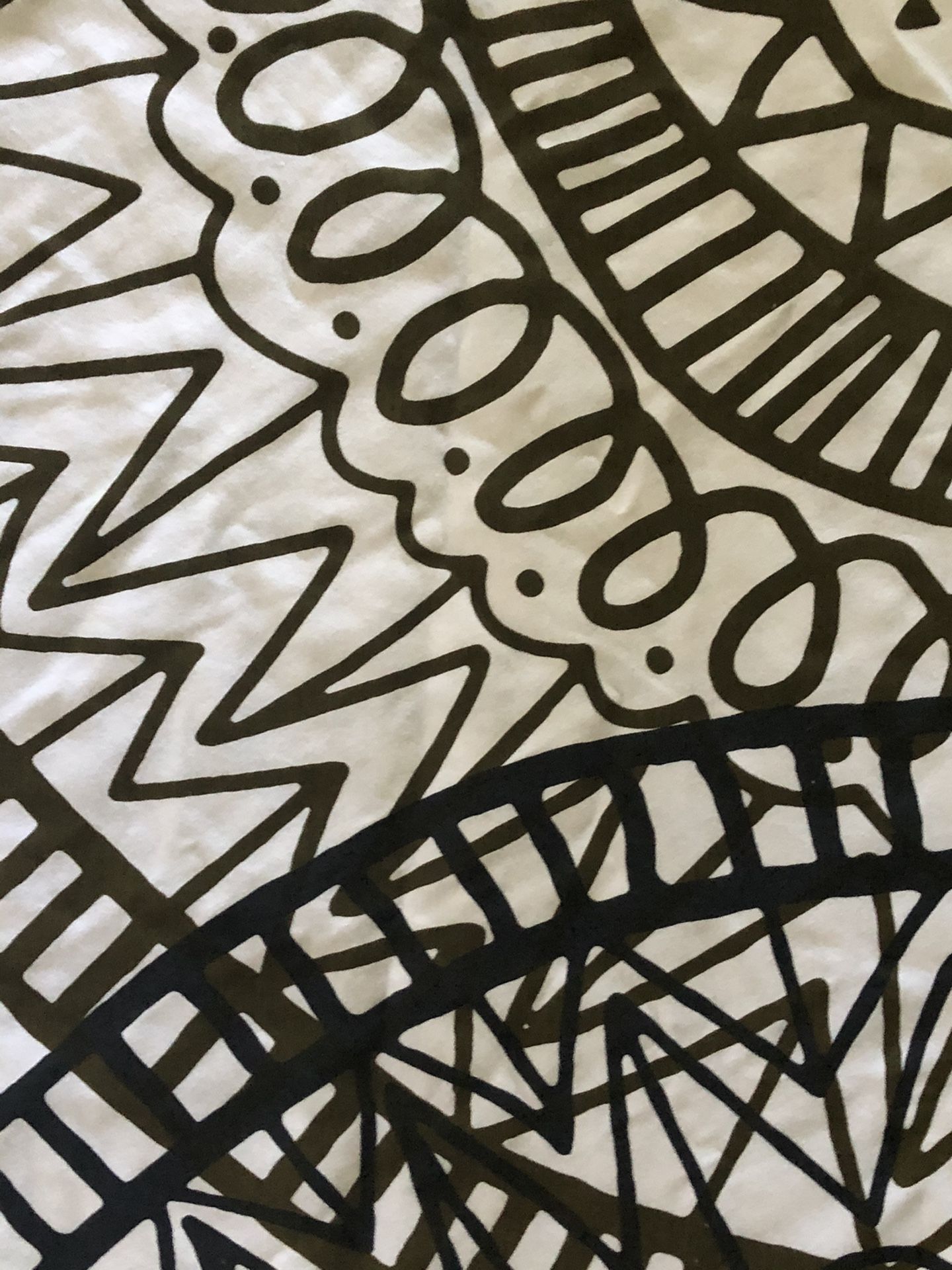 Cotton boho Shower curtain