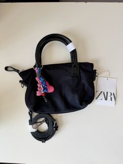 ZARA Kids Black Purse Satchel - NEW with Tags