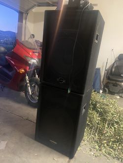 BIG PA SPEAKERS 