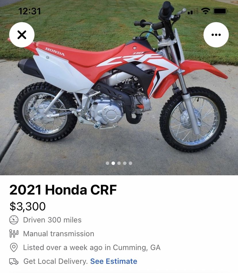 2021 honda crf 110