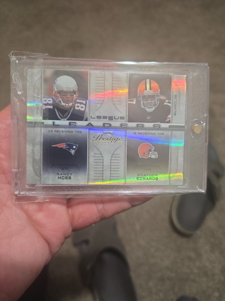 Prestige League Leaders Randy Moss And Terrll Owen's Brarlyen Edward's Plaxico Burress