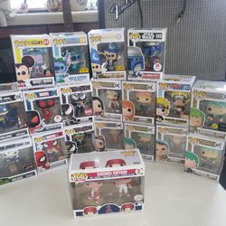 Funko Pops. 19 Total All Or One